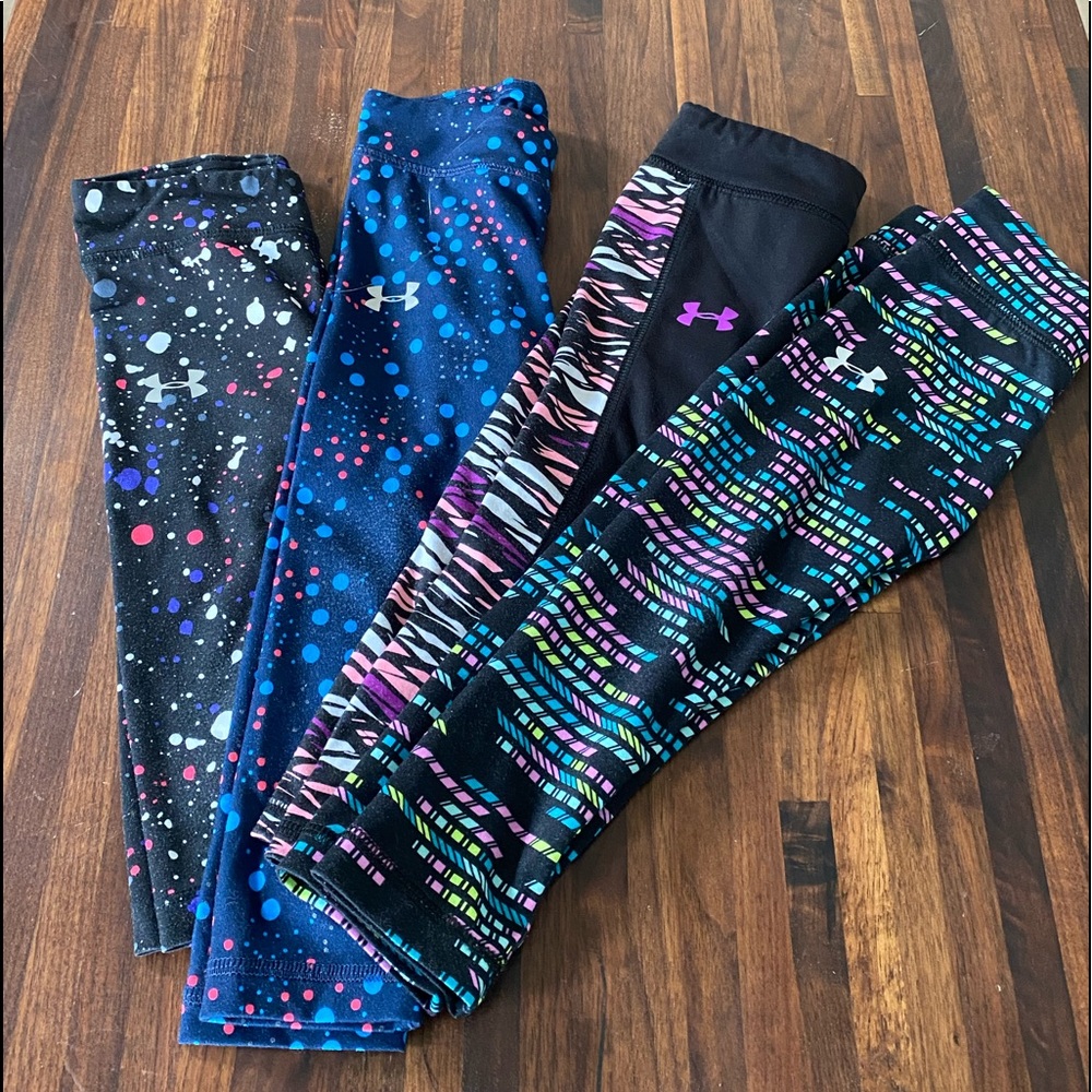 4 Under Armour leggings